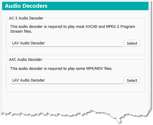 Audio Decoders Audio Decoders