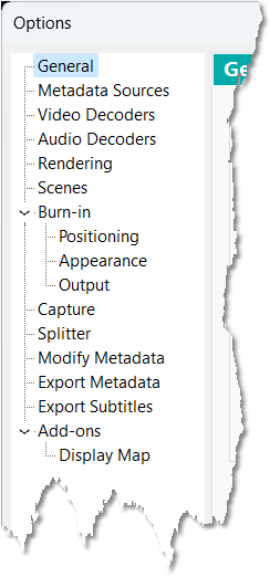 Option pages